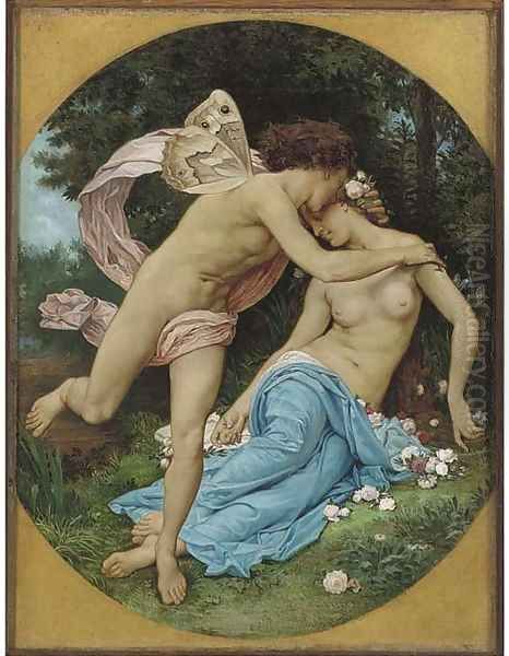 Flora and Zepherus Oil Painting by Charles-Gabriel Gleyre