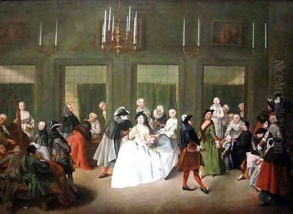 The Convent Parlor Oil Painting by Giuseppe Gobbis