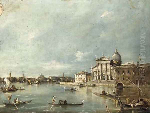 San Giorgio Maggiore, Venice Oil Painting by Giacomo Guardi