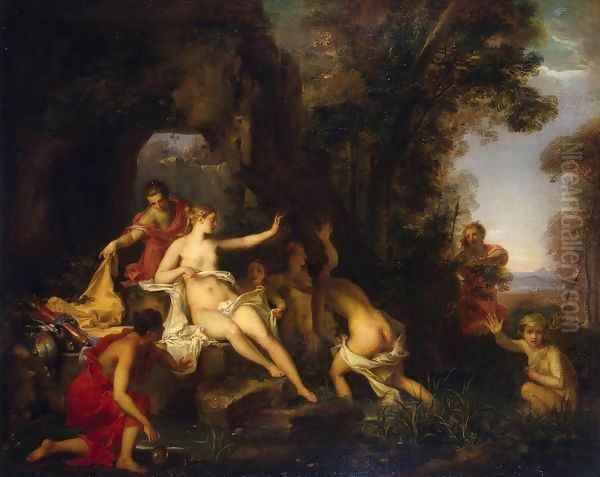 Diana and Actaeon Oil Painting by Louis Galloche