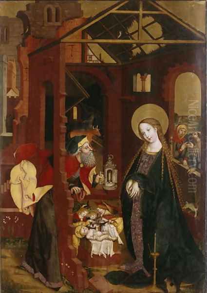 The Nativity Oil Painting by Gutrecht, Matthaus, the Elder