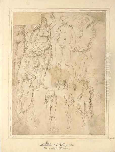 Studies after the Antique Oil Painting by Domenico Ghirlandaio