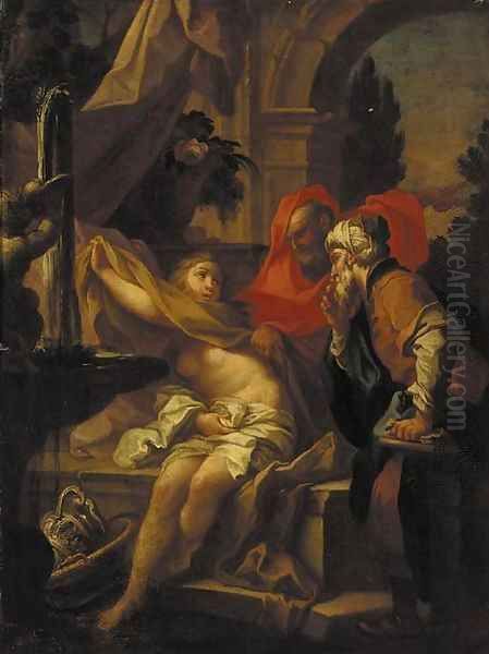 The Raising of Lazarus Oil Painting by Giovanni Francesco Barbieri