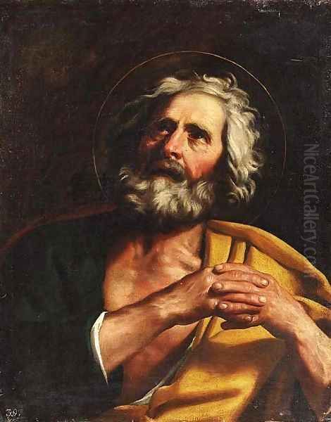 Saint Peter Oil Painting by Giovanni Francesco Barbieri