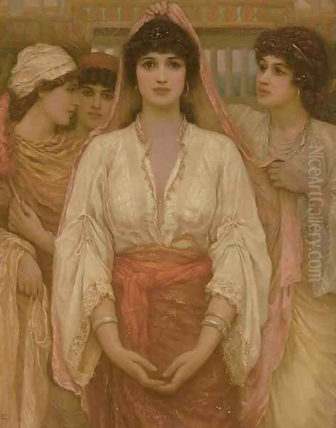 The Bride Oil Painting by Edward Alfred Angelo Goodall