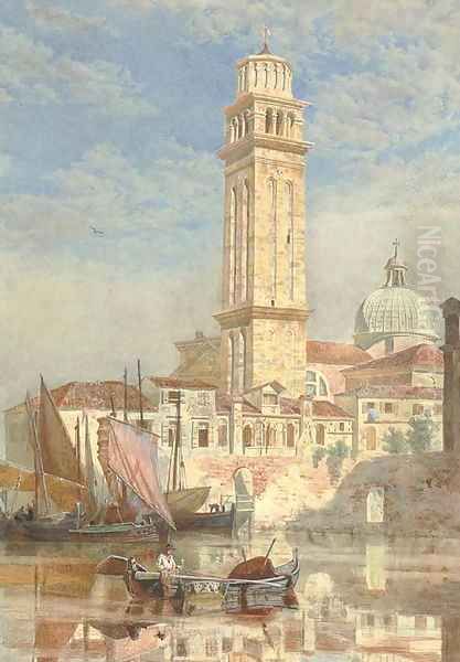 The church of S. Pietro di Castello, Venice Oil Painting by Edward Alfred Angelo Goodall