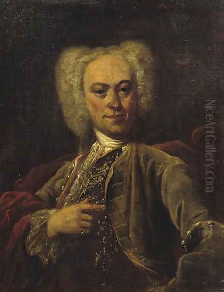 Portrait of a Nobleman Oil Painting by Vittore Ghislandi