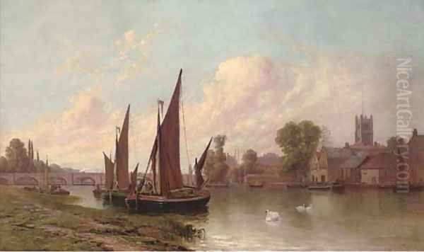 Kingston-upon-Thames Oil Painting by Arthur Gordon