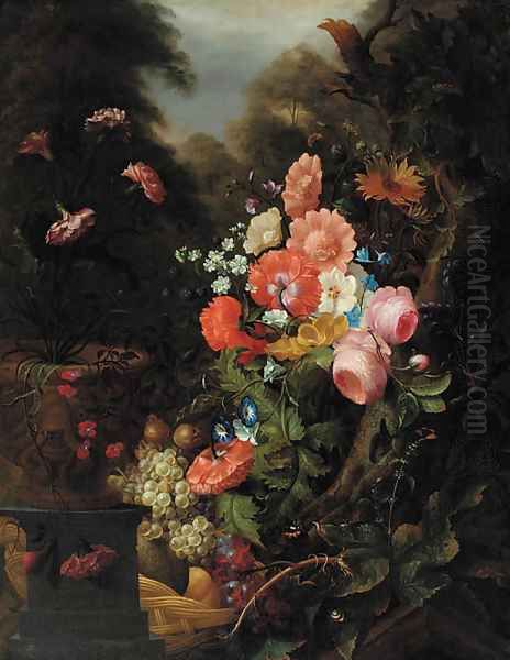 Flowers Oil Painting by Pieter Gallis