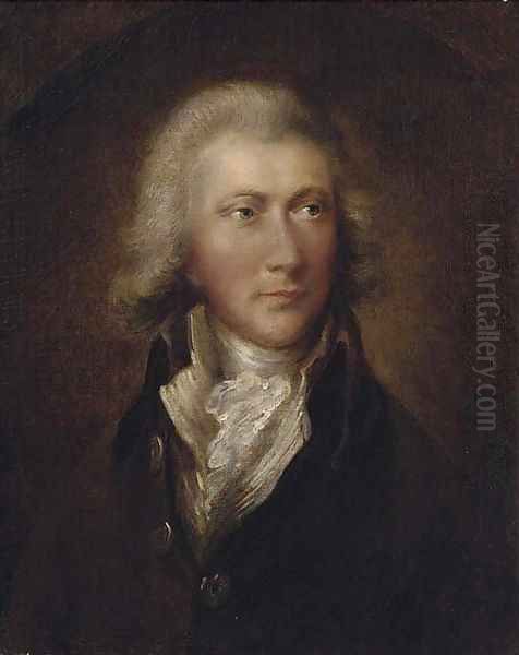 Portrait of a gentleman 2 Oil Painting by Dupont Gainsborough