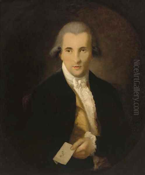 Portrait of a gentleman Oil Painting by Dupont Gainsborough