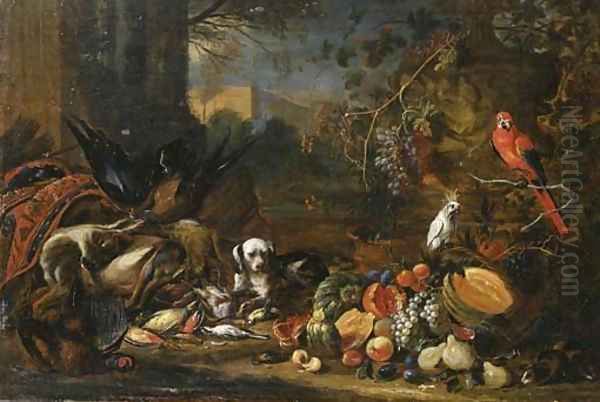 A hound Oil Painting by Adriaen De Gryeff