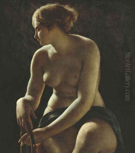 Sappho Oil Painting by Baron Pierre-Narcisse Guerin