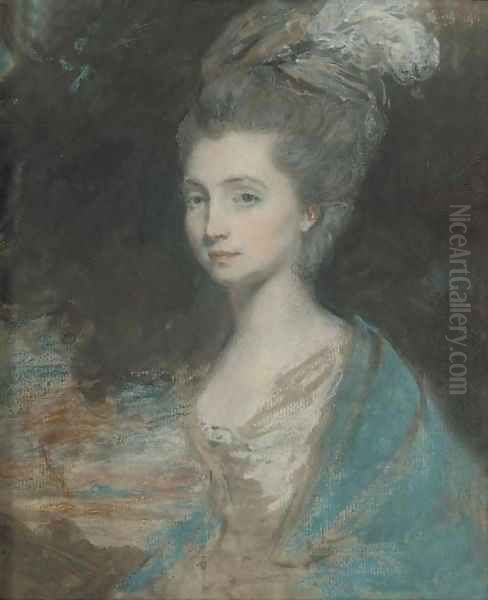 Portrait of a lady Oil Painting by Daniel Gardner