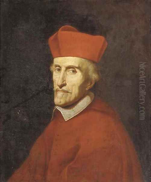 Portrait of a Cardinal Oil Painting by Giovanni Battista (Baciccio) Gaulli