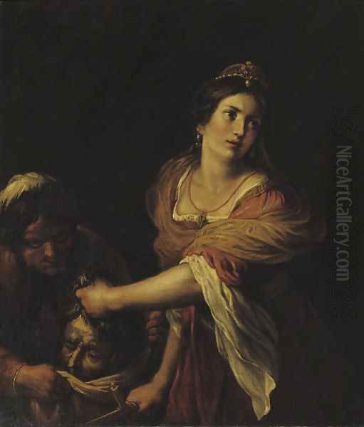 Judith and Holofernes Oil Painting by Giovanni Francesco Guerrieri