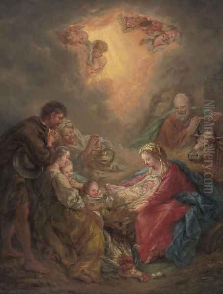 The Adoration of the Shepherds Oil Painting by Louis Gauffier