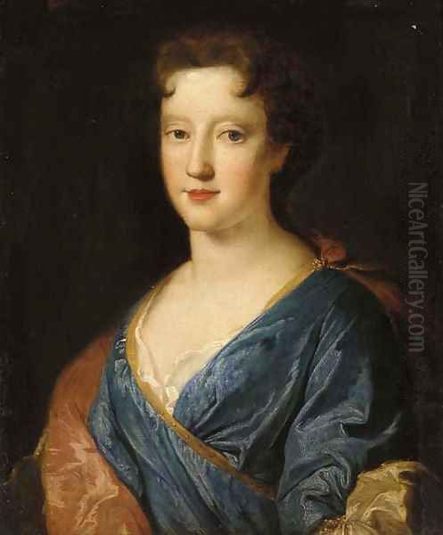 Portrait of a lady Oil Painting by Henri Gascars