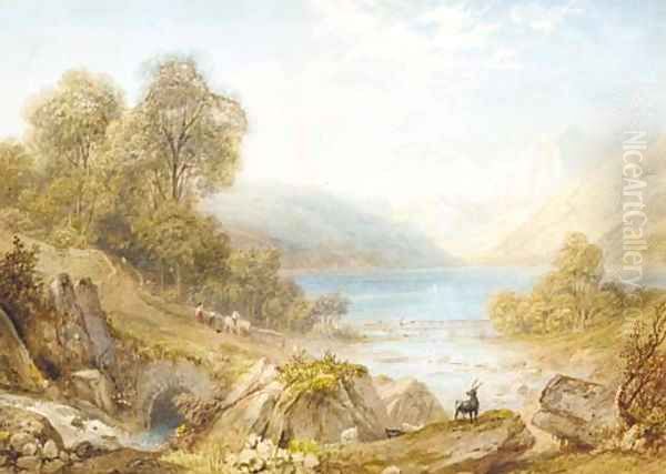 Lake Como Oil Painting by Henry G. Gastineau