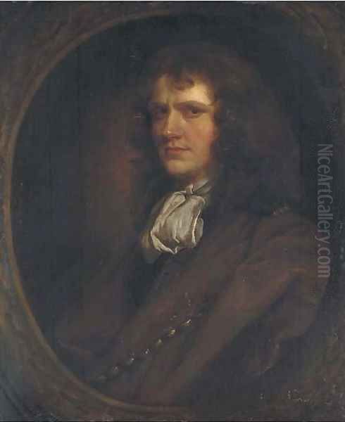 Portrait of a gentleman, Oil Painting by John Greenhill