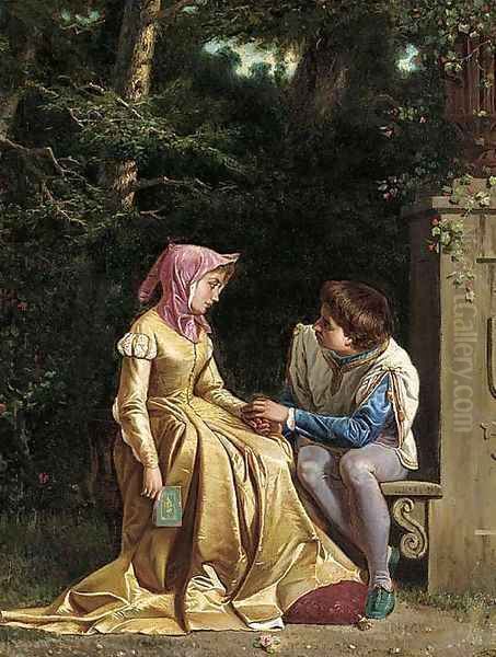 The proposal Oil Painting by Giovanni Guida