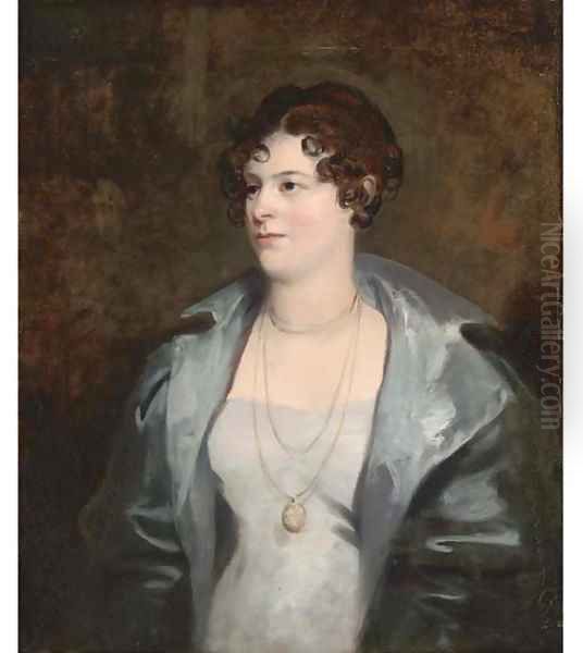 Portrait of Henrietta Graham Oil Painting by Sir John Watson Gordon