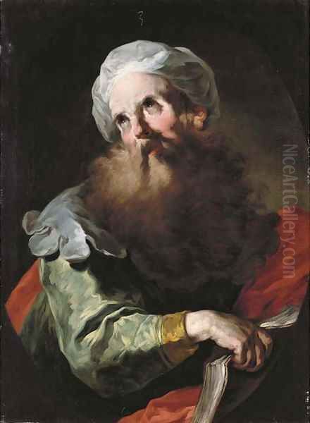 A Philosopher Oil Painting by Pietro Francesco Guala