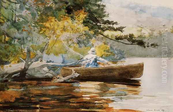 A Good One Oil Painting by Winslow Homer