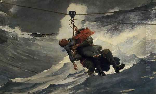 The Life Line Oil Painting by Winslow Homer