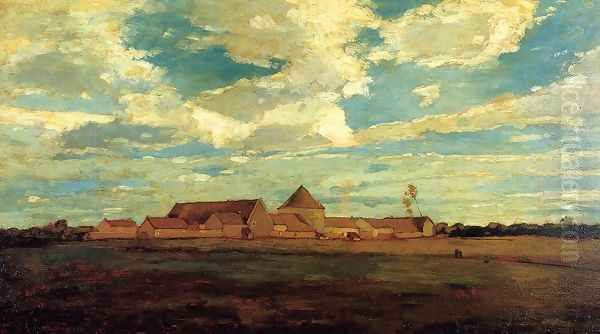 Cernay la Ville - French Farm Oil Painting by Winslow Homer