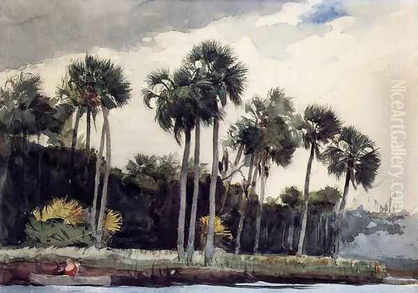 Red Shirt, Homosassa, Florida Oil Painting by Winslow Homer