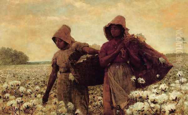 The Cotton Pickers Oil Painting by Winslow Homer