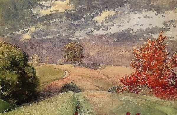 Autumn, Mountainville, New York I Oil Painting by Winslow Homer