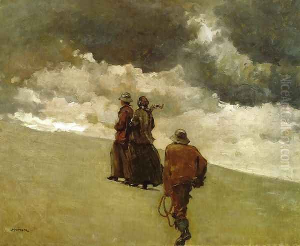 To the Rescue Oil Painting by Winslow Homer