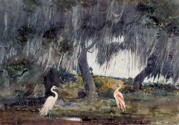 At Tampa Oil Painting by Winslow Homer