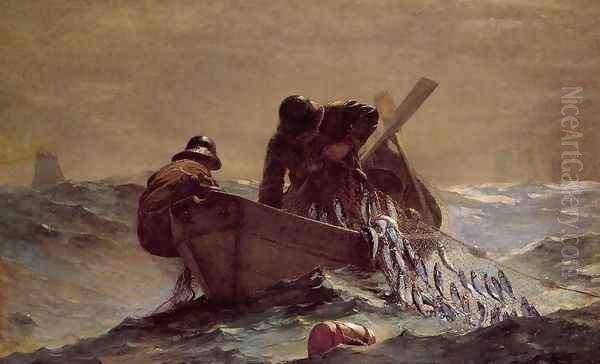 The Herring Net Oil Painting by Winslow Homer