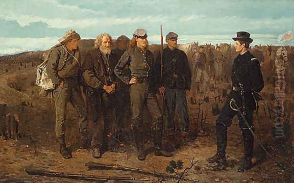 Prisoners from the Front Oil Painting by Winslow Homer