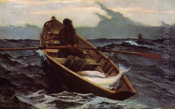 The Fog Warning Oil Painting by Winslow Homer