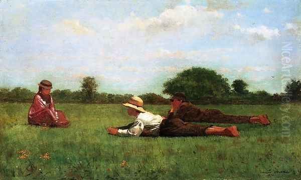 Enchanted Oil Painting by Winslow Homer