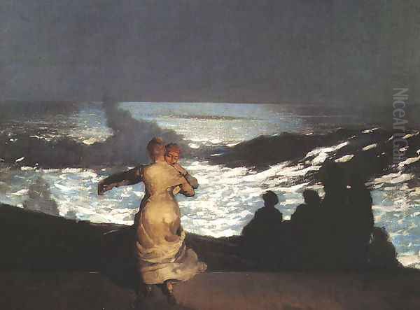 Summer Night Oil Painting by Winslow Homer