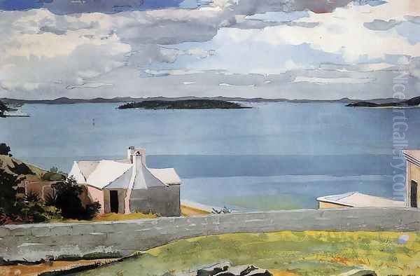 Inland Water, Bermuda Oil Painting by Winslow Homer