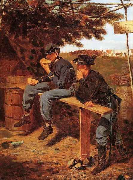 The Tutler's Tent Oil Painting by Winslow Homer