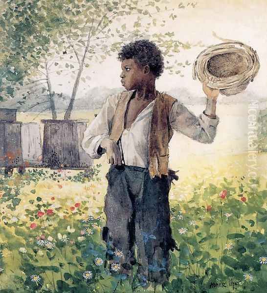 The Busy Bee Oil Painting by Winslow Homer