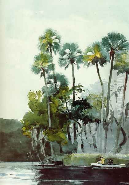 Homosassa River Oil Painting by Winslow Homer