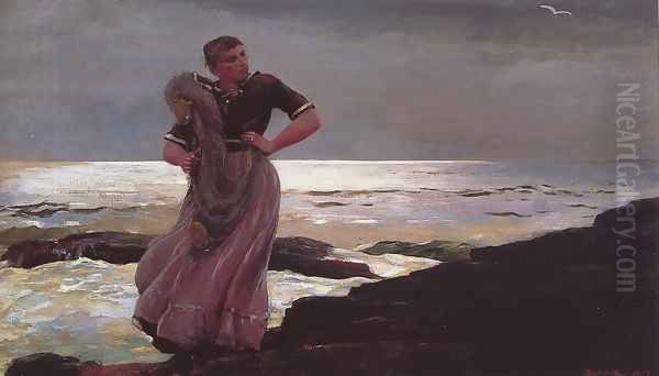 Light on the Sea Oil Painting by Winslow Homer