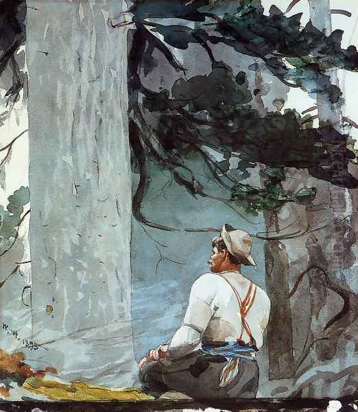 The Guide Oil Painting by Winslow Homer