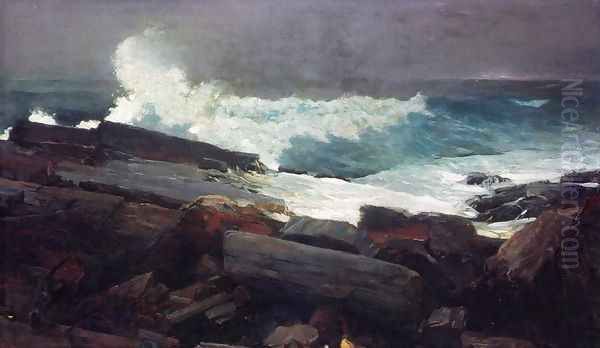 Weatherbeaten Oil Painting by Winslow Homer