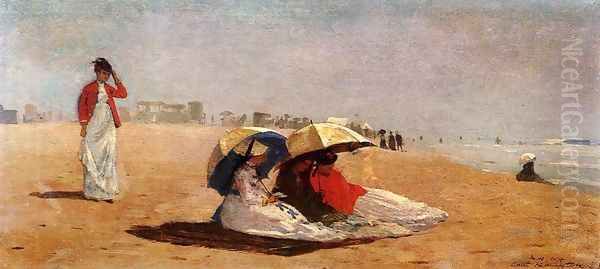 East Hampton, Long Island Oil Painting by Winslow Homer