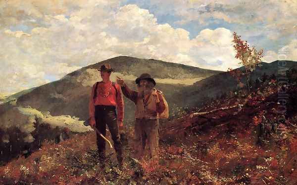 The Two Guides Oil Painting by Winslow Homer