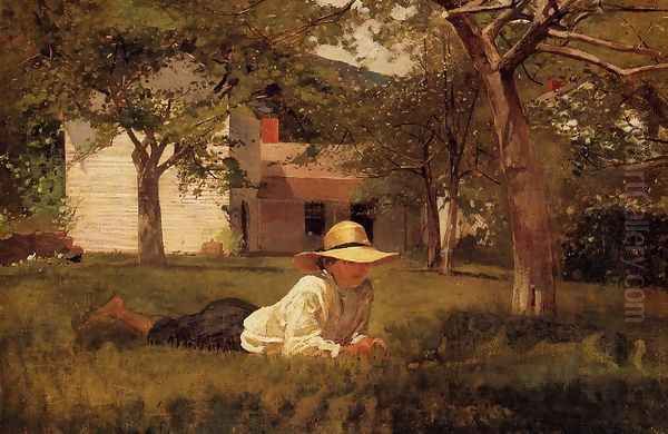 The Nooning Oil Painting by Winslow Homer